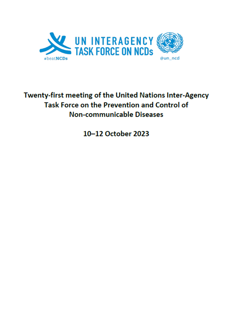 21st Meeting of Task Force