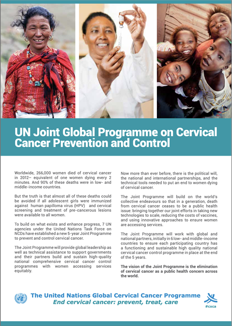 UN Joint Global Programme on Cervical Cancer Prevention and Control