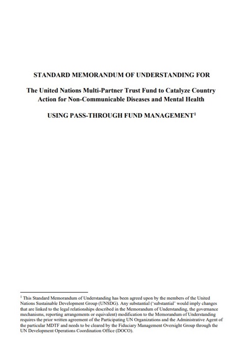 Memorandum of Understanding