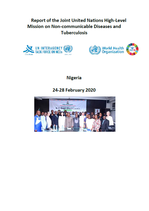 Report of the Joint United Nations High-Level
Mission on Non-communicable Diseases and
Tuberculosis