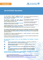 2018 ECOSOC resolution