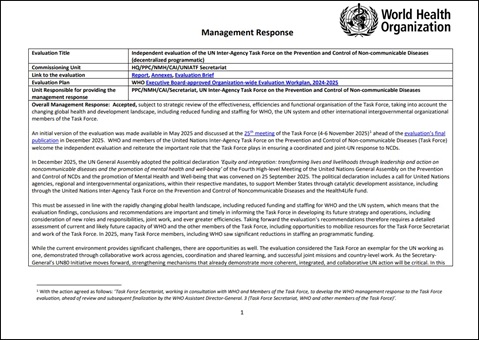 Management response